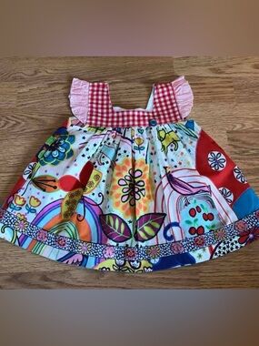 Laura Kae Designs Custom Color Run Kitty Shabby Top